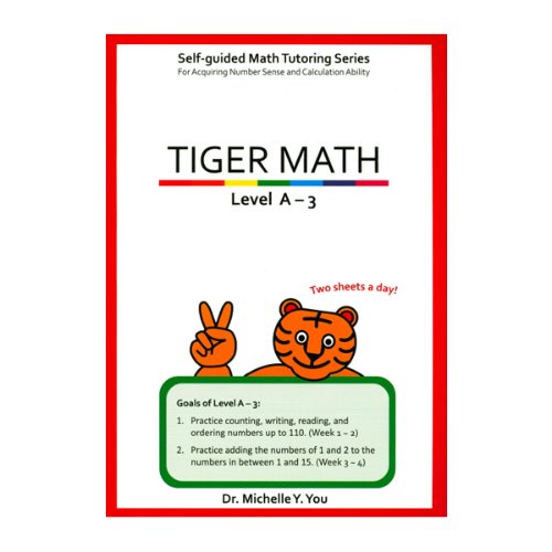Tiger Math Level A-3 (Grade K)