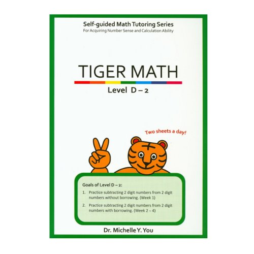 Tiger Math Level D-2 (Grade 3)