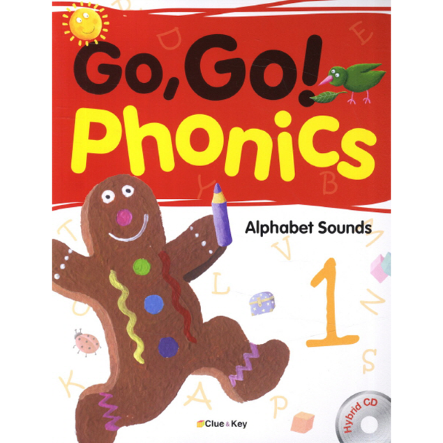 [Clue&amp;Key] Go,Go! Phonics 1 Student Book 1 (+ Hybrid CD 2장)