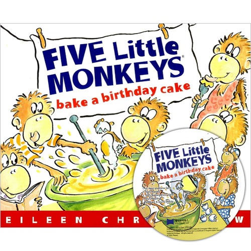 베오영 / Five Little Monkeys Bake a Birthday Cake (Book+CD)