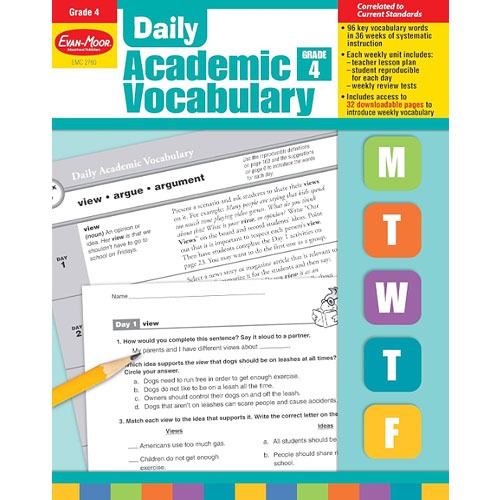 [Evan-Moor] Daily Academic Vocabulary 4 TG