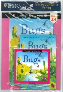 Usborn First Reading 3-24 / Bugs (Book+CD+Workbook)