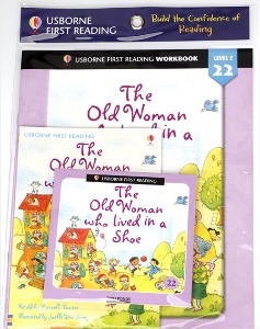 Usborn First Reading 2-22 / Old Woman Who Lived in a Shoe (Book+CD+Workbook)