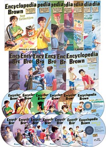 Encyclopedia Brown 시리즈 #1 - 13 (책 + 오디오시디) 세트